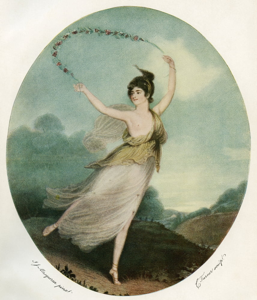 Mademoiselle Parisot c 1775 Canvas Art - Ken Welsh Design Pics (13 x 15)
