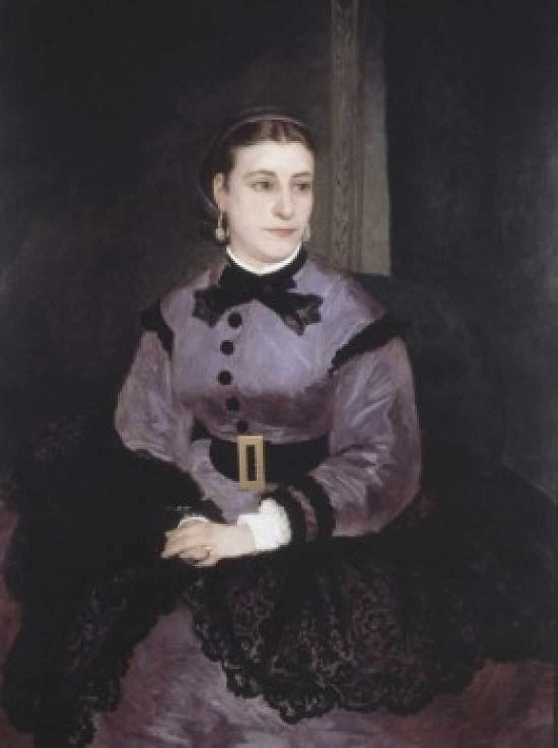 Mademoiselle Sicot 1865 Pierre Auguste Renoir (1841-1919 French) National Gallery of Art Washington DC USA Canvas Art - Pierre Auguste Renoir (24 x 36)
