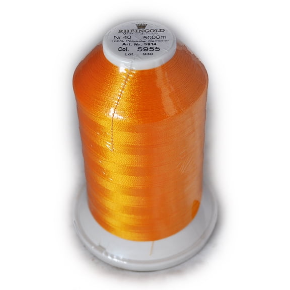Maderia Thread Polyester 5955 Orange Sun 914405955