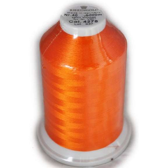 Maderia Thread Rayon 4278 True Orange 901404278