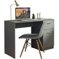 Madesa Compact Computer Desk Study Table for Small Spaces Home Office