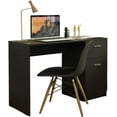 Madesa Compact Computer Desk Study Table for Small Spaces Home Office