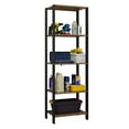 thumbnail image 1 of Madesa Garage Storage Rack with 5 Open Shelves 23"L Multiuse Organization Cabinet for Tools - Black/Brown, 1 of 8