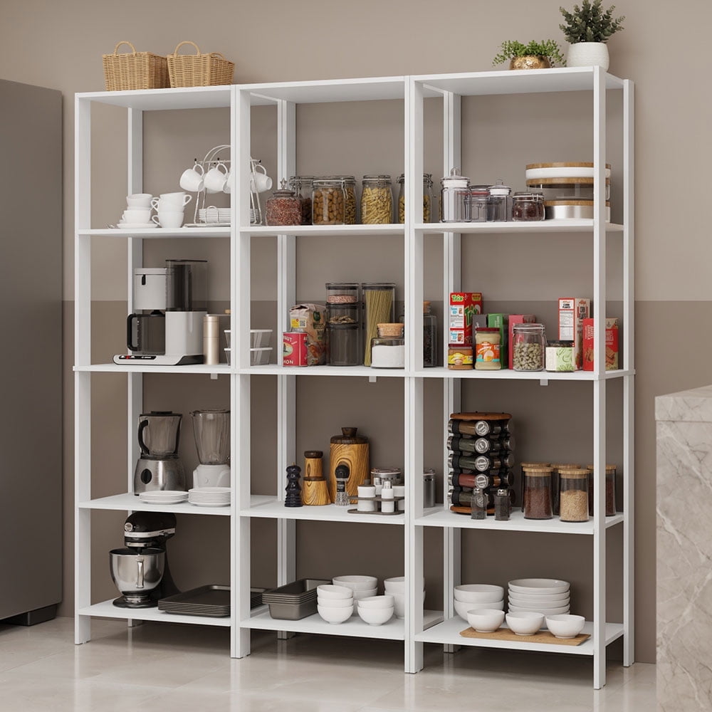 Madesa Kitchen Pantry Storage Rack with 15 Open Shelves 70