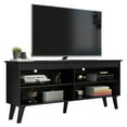 Madesa Compact TV Stand with 4 Shelves and Cable Management for