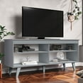 thumbnail image 1 of Madesa TV Stand Entertainment Center with 4 Shelves and Cable Management for 50, 55 Inch Media Storage Living Room and Bedroom Modern Wooden Television Media Console - Grey, 1 of 8