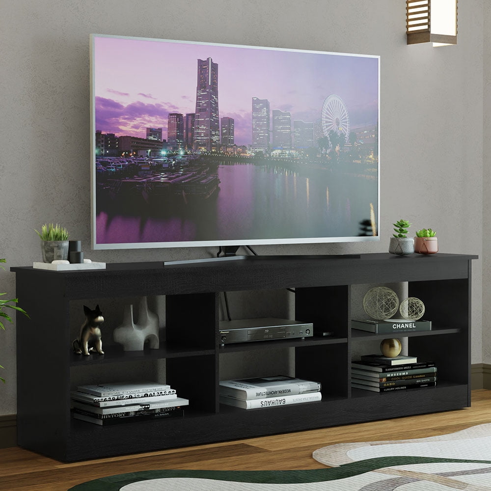 Free Shipping! Madesa TV Stand Entertainment Center TV Bench with 6 ...