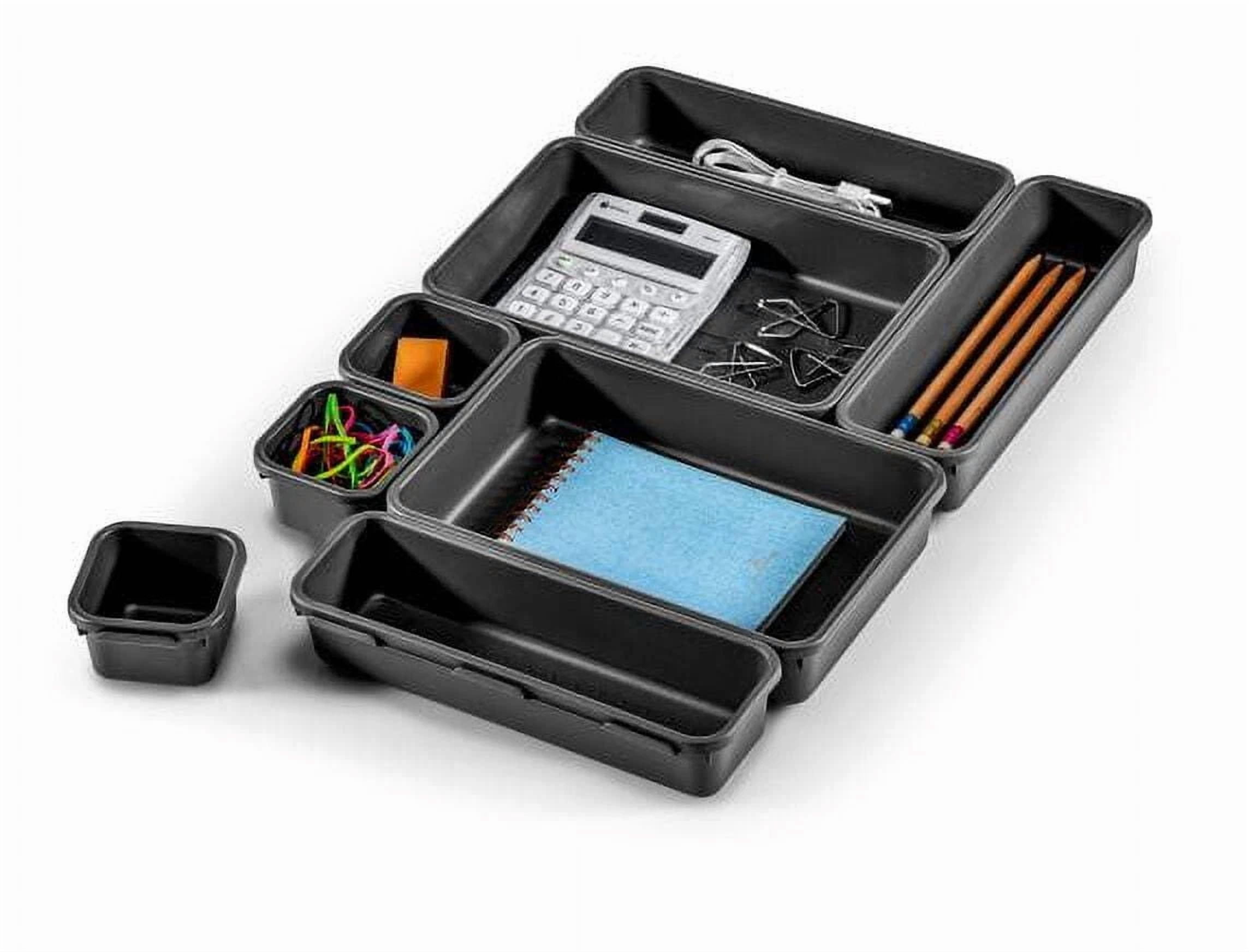 Madesmart 8 Piece Desk Drawer Organizer Bin Pack