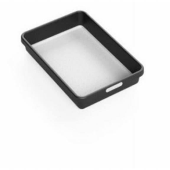 Madesmart 95-24496-06 10" x 7" x 2" Black Storage / Drawer Organizer Bins - Quantity of 6