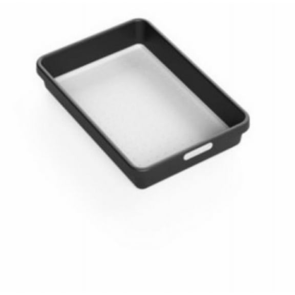 Madesmart 95-24496-06 10" x 7" x 2" Black Storage / Drawer Organizer Bins - Quantity of 8