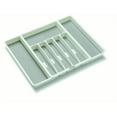 Madesmart Classic Expandable Silverware Tray, White