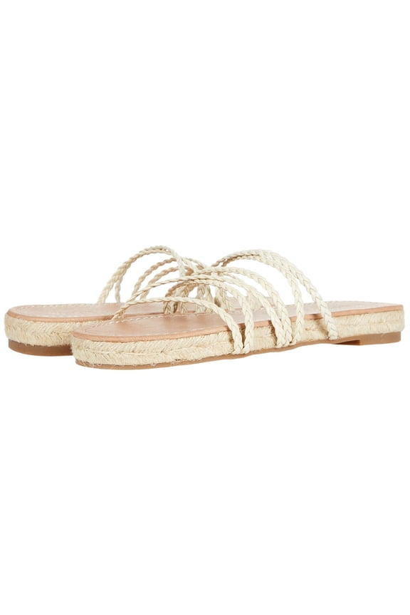 Bobbi Espadrille Slide Alabaster MD777-925 Women's Size 7.5