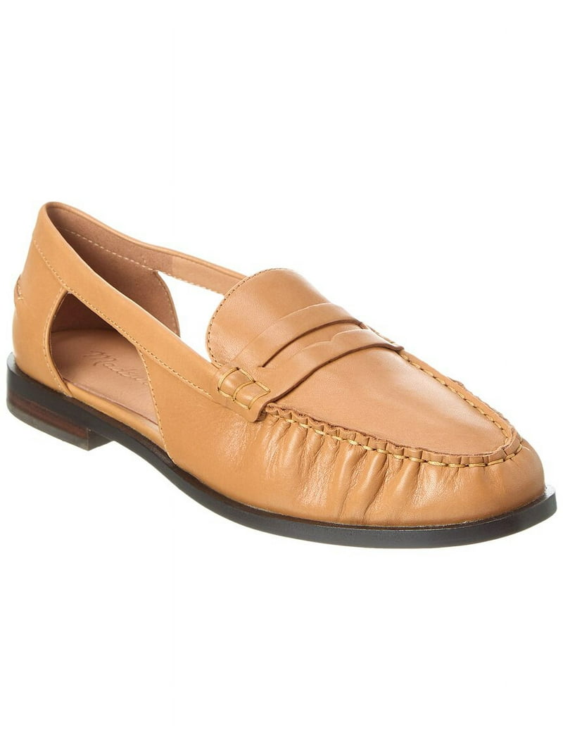 Madewell Cutout Leather Loafer, 6, Brown - Walmart.com display picture 1