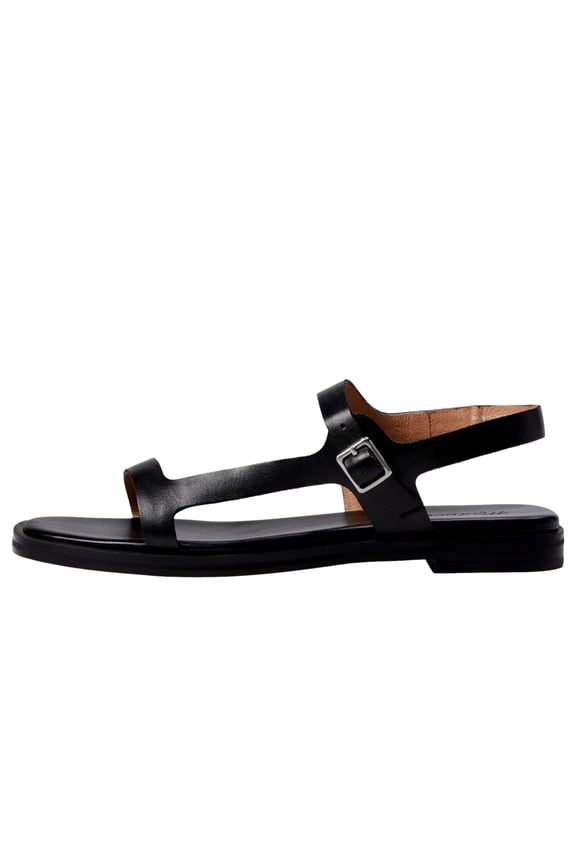 Dory 90S Minimal Sandal True Black NK015-BLK Women's Size 8