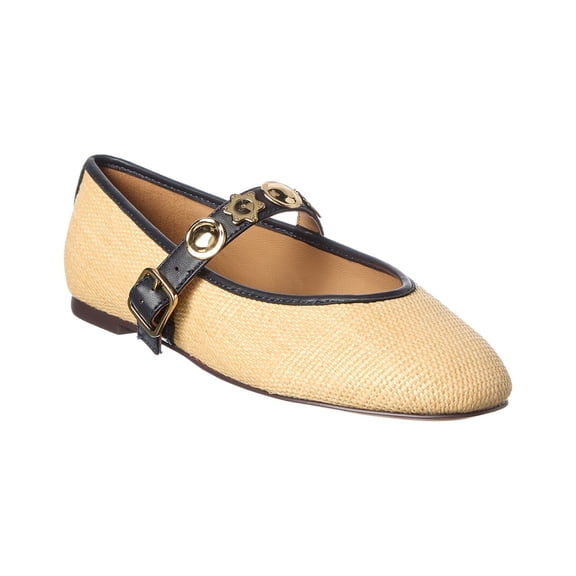 Madewell Hera Raffia Mary Jane, 7.5, Brown