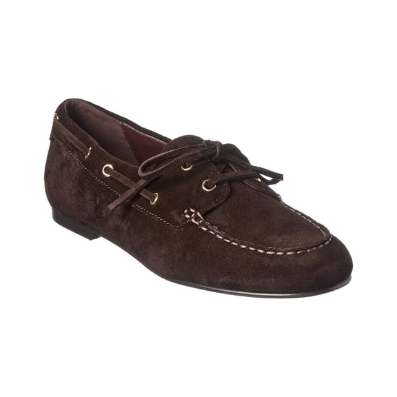 Madewell Jamie Suede Boat Shoe, 10, Brown