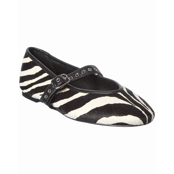 Madewell Remy Haircalf Mary Jane, 8.5, Black
