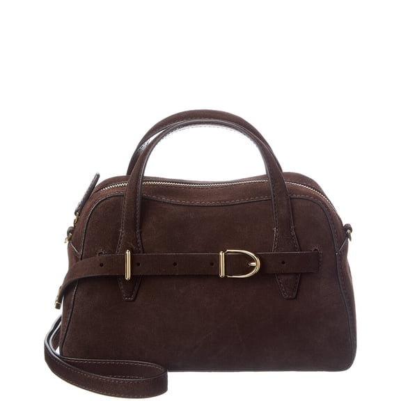 Madewell Soft Grain Suede Belted Satchel