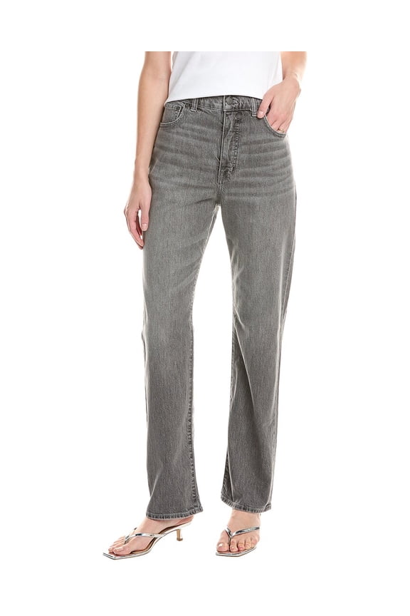 womens  90s Hallandale Straight Jean, 27, Black