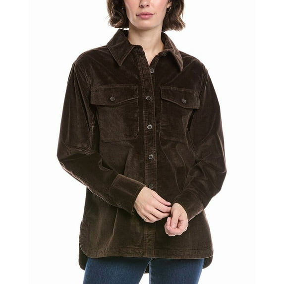 Madewell womens Costas Shirt Jacket, s, Brown