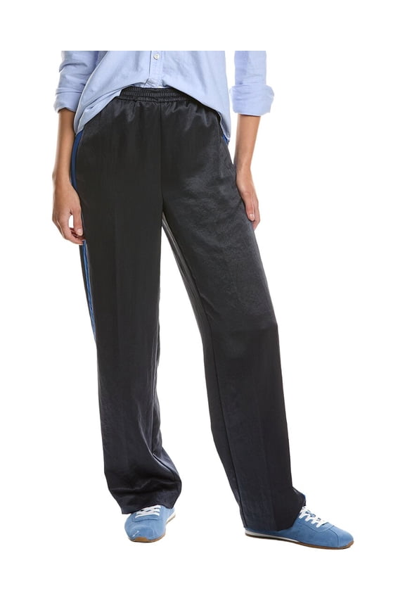 womens Debs Stripe Pull-On Track Pant, xs, Blue