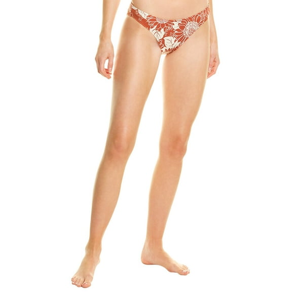 Madewell womens  Devon Bikini Bottom, XXL, Orange
