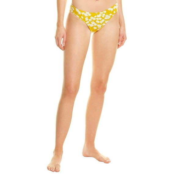Madewell womens Devon Bikini Bottom, XXL, Yellow