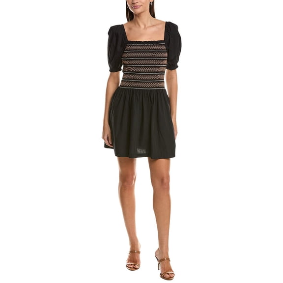 Madewell womens Juliette Mini Dress, XXL, Black