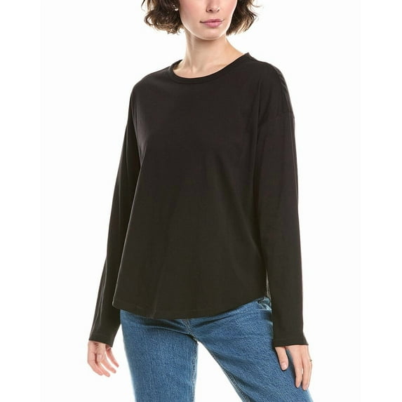 Madewell womens Relaxed Crewneck T-Shirt, XL, Black