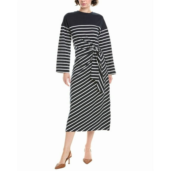 Madewell womens  Side-Tie Knit Maxi Dress, XXS, Blue