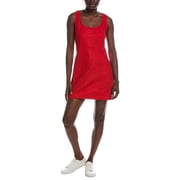 Madewell womens Solange Linen Mini Dress, 14, Pink