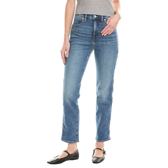 Madewell womens Stovepipe Heathridge Wash Jean, 25, Blue