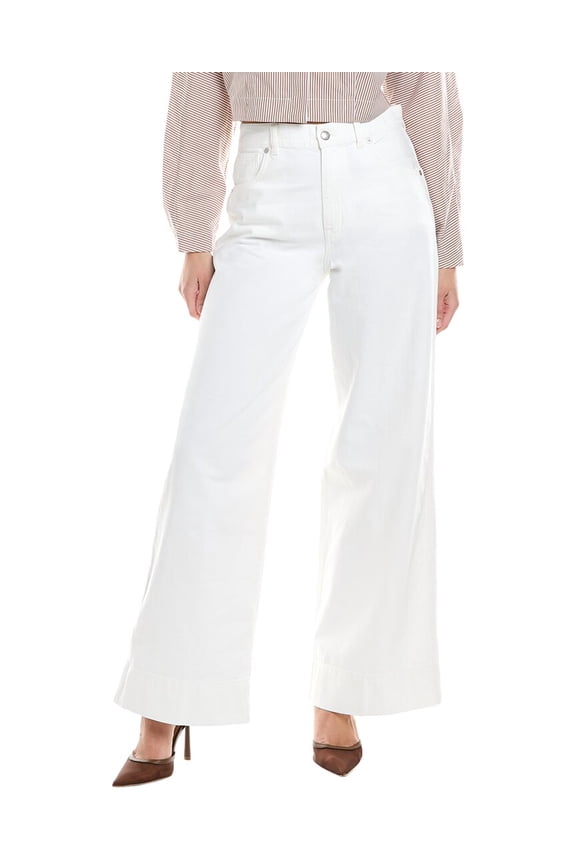 womens Superwide Pant, 25, White