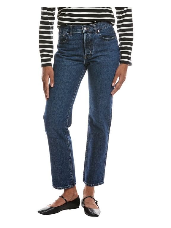 womens The Longline Mckinney Wash Straight Jean, 29, Blue