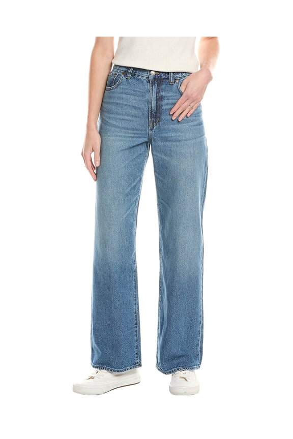 womens The Perfect Vintage Pepperidge Wash Wide Leg Jean, 24, Blue