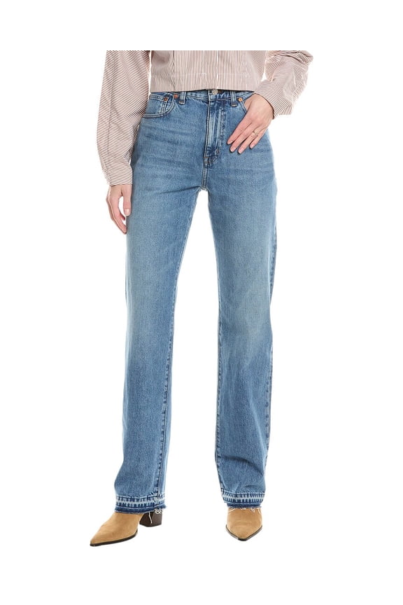 womens The Rail Reston Wash Straight Jean, 24, Blue