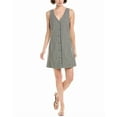 thumbnail image 1 of Madewell womens  V-Neck Mini Wool-Blend Vest Dress, 12, Black, 1 of 3