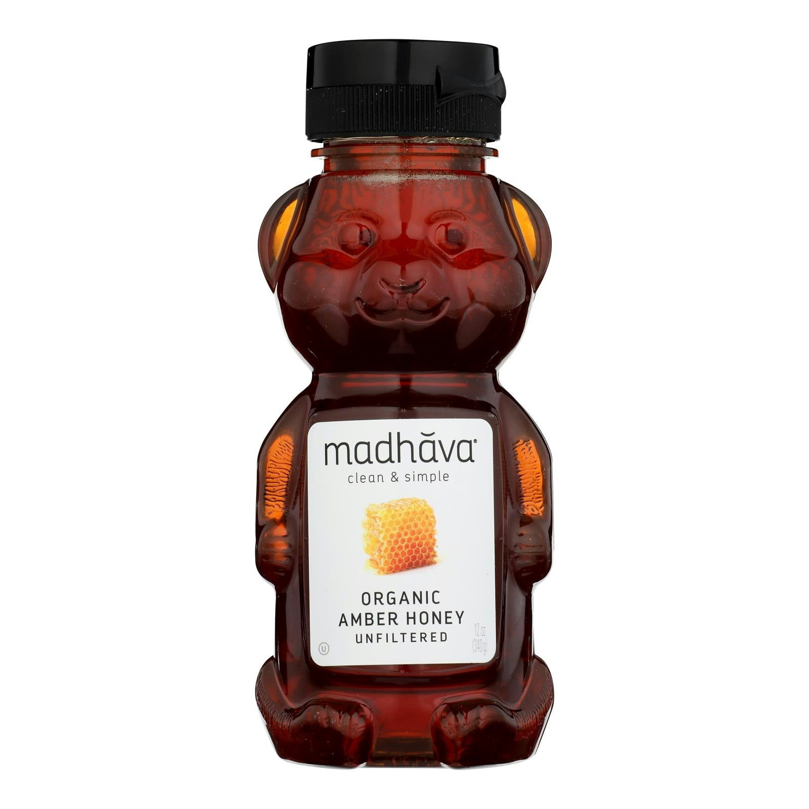 Madhava Honey Organic Bear (Pack of 6)