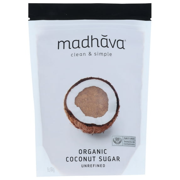 Madhava Organic Coconut Sugar, 16 oz Bag