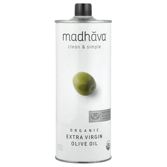 Madhava Organic Extra Virgin Olive Oil, 33.8 fl oz