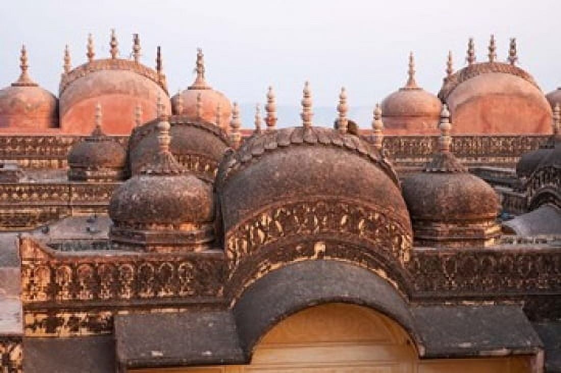 Madhavendra Palace at sunset Jaipur Rajasthan India Canvas Art - Keren Su DanitaDelimont (25 x 17)