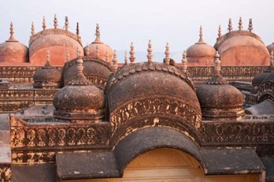 Madhavendra Palace at sunset Jaipur Rajasthan India Canvas Art - Keren Su DanitaDelimont (36 x 24)