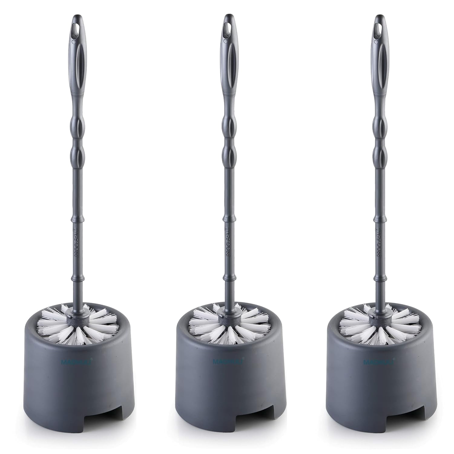 Madhuli Round Toilet Brush with Stand Cleaning Brush with Holder for ...