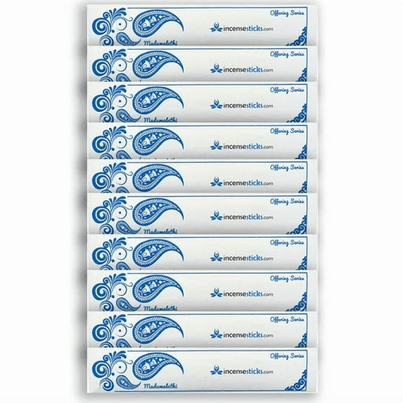 Madhumalti Incense Sticks 10" - 10 Packs, 20 Sticks per Pack - Sweet Romantic Aroma