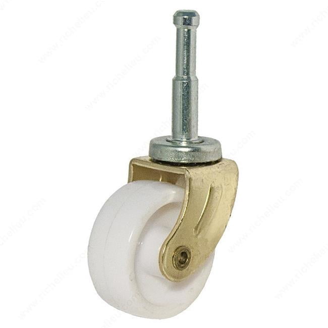 Madico F43334 1.6 in. Light-Duty Furniture Caster, White - Plastic ...