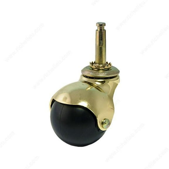 Madico F43896 Polyolefin Hooded Furniture Caster, Black