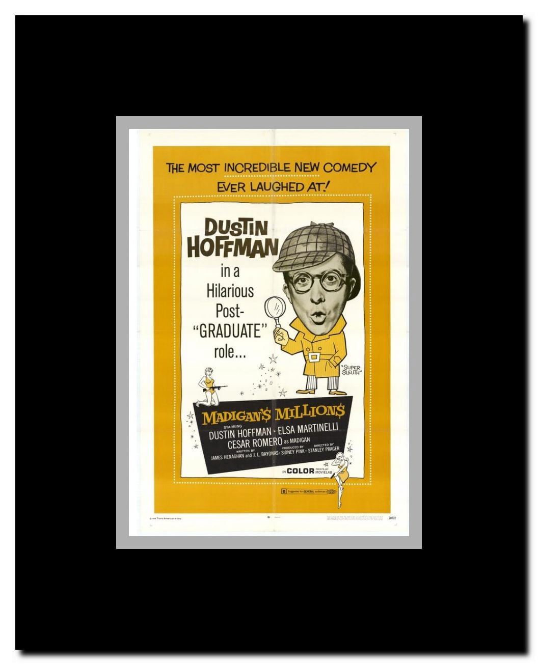 Madigans Millions Framed Movie Poster