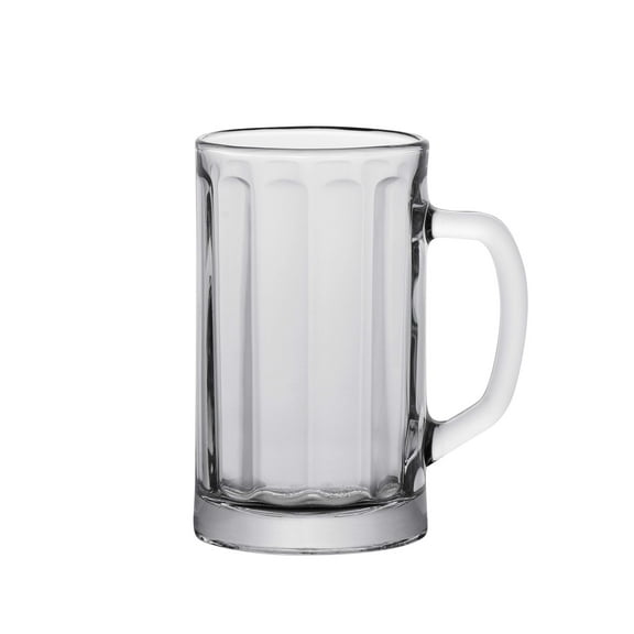 Madison 10 Ounce Beer Mug | Thick and Heavy Glass Beer Steins  Heavy Base Prevents Tipping  Dishwasher Safe  Set of 12 Clear Glass Beer Mugs  2.8 x 5.2