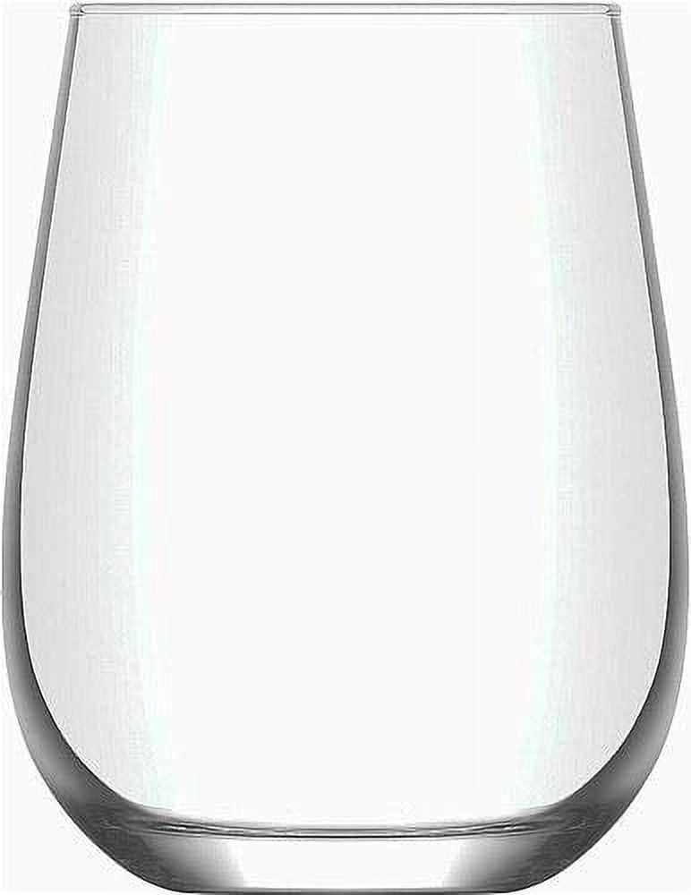 Madison - 12.25 Ounce Stemless Wine Glasses | Thick and Durable  Dishwasher Safe  For Parties, Weddings, and Everyday  Set of Six Stemless Wine Glass Tumblers