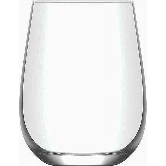 Madison - 12.25 Ounce Stemless Wine Glasses | Thick and Durable Dishwasher Safe For Parties, Weddings, and Everyday Set of Six Stemless Wine Glass Tumblers